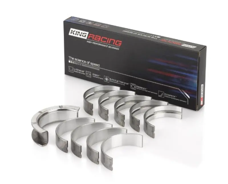 King Main Bearing Set For Ford 302 / 5.0L Windsor Engines – Stdx Size 2
