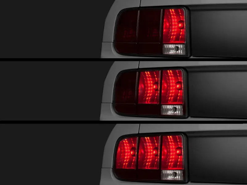 Raxiom Plug-And-Play Sequential Tail Light Kit For 2005–2009 Ford Mustang 1