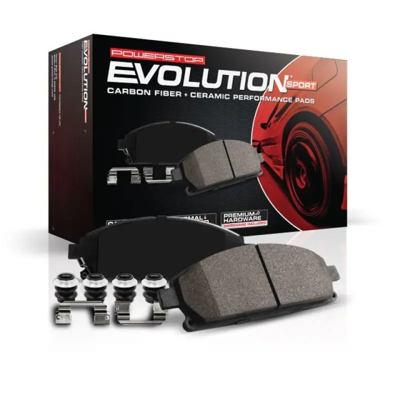 Power Stop 14-16 Mazda 3 Rear Z23 Evolution Sport Brake Pads W/Hardware 2