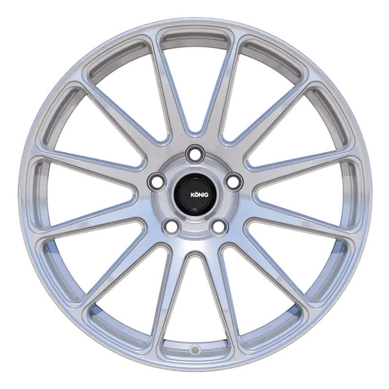 Konig Aeris 17X8 Steel Wheel – 5X112 Bolt Pattern, Et42 Offset, Silver Finish 1