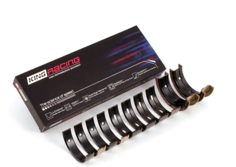 King Main Bearing Set For Mitsubishi 4G63 & 4G64 Engines – .026" Oversize, 5-Piece Kit 1