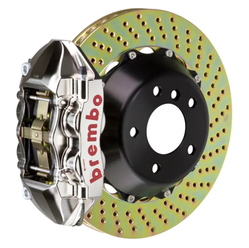 Brembo 13-18 Focus St Front Gtr Bbk 4 Piston Billet365X29 2Pc Rotor Drilled- Nickel Plated 1
