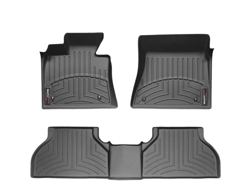 Weathertech Front Floor Liners – Premium All-Weather Protection, Black Finish 1