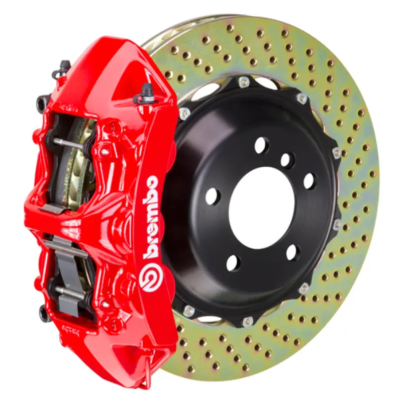 Brembo Gt Big Brake Kit – Front Drilled Rotors (380X32 Mm, Two-Piece) For Lexus Gs350/Gs350 F-Sport (2012–2020, Awd Excl.) 1