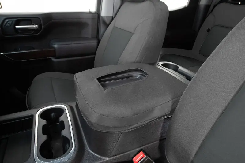 Covercraft 22-24 Nissan Frontier Endura Precisionfit Custom Second Row Seat Covers - Silver/Charcoal 1