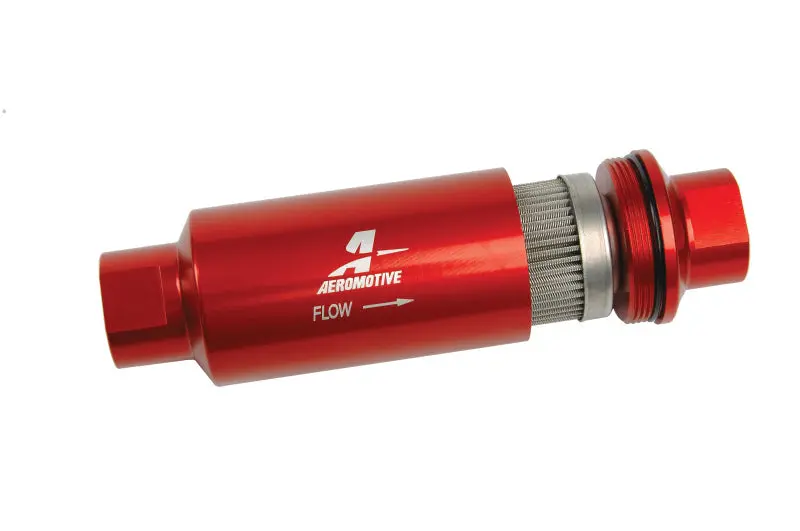 Aeromotive An-10 Inline Fuel Filter With 100-Micron Stainless Steel Element 1