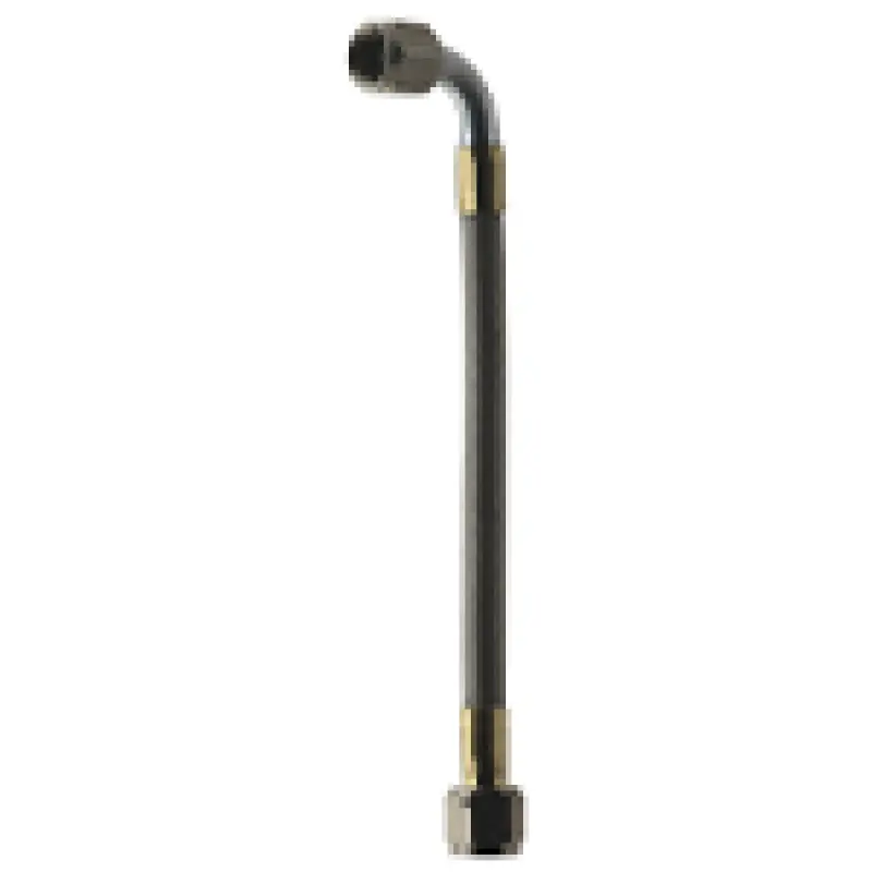 Fragola -8An Aluminum Hose Assembly – Straight-To-90° Fitting, 96-Inch Length With Aluminum Nut 1