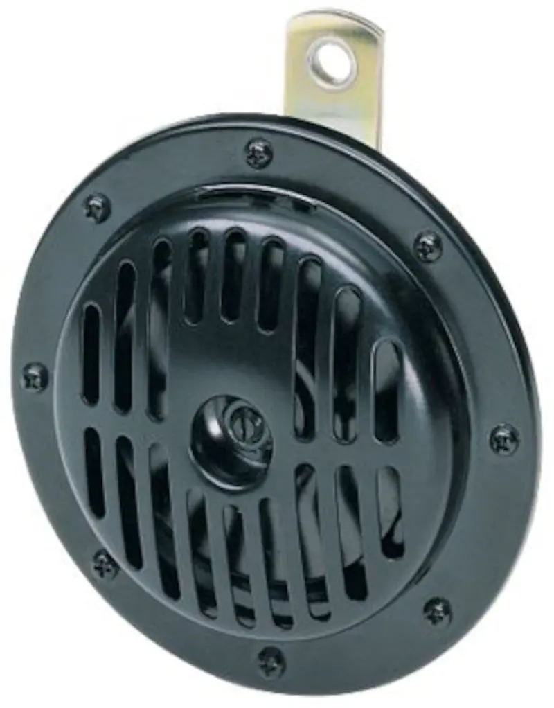 Hella Stone 12V Horn With 310Hz Tone – Light-Tone Alert Sound 1