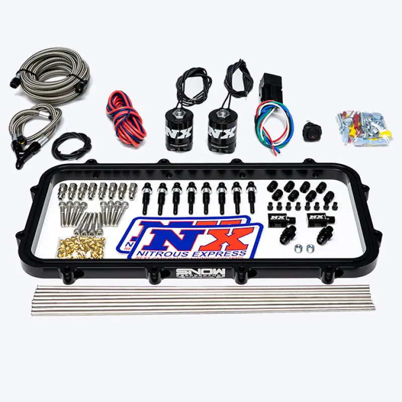 Nitrous Express Holley Hi-Ram Dry Direct Port Nitrous Plate System – No Bottle Included 1