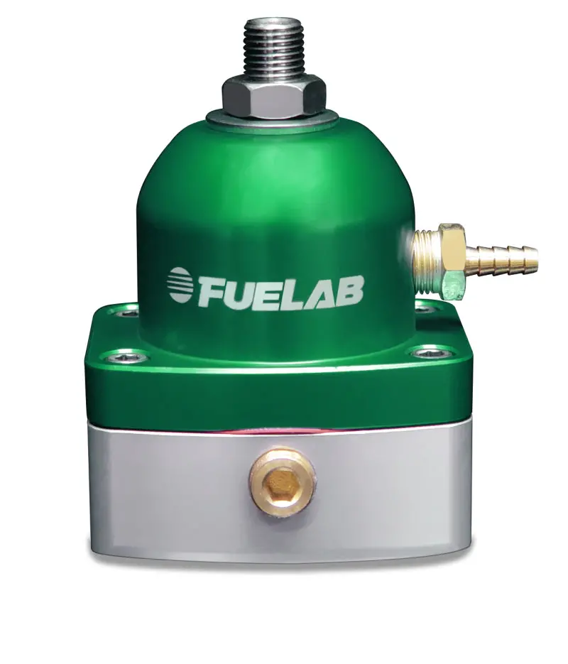 Fuelab Adjustable Fuel Pressure Regulator: 4–12 Psi, Dual -6An Inlet, Single -6An Return 1