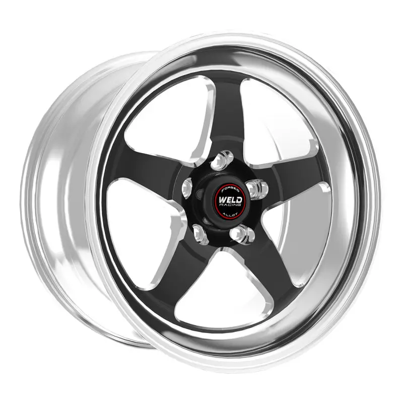 Weld S71 Forged Black Wheel – 17X15 Inches, 5X4.5 Bolt Pattern, 7.7-Inch Backspace, Non-Beadlock Design 2