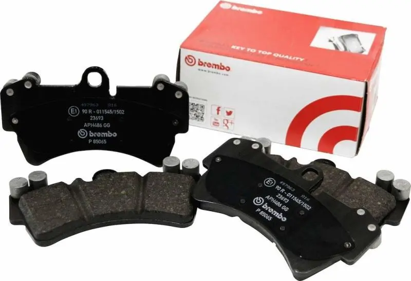 Brembo 10-13 Audi A3 Prem. Nao Ceramic Oe Equivalent Pad - Rear 1