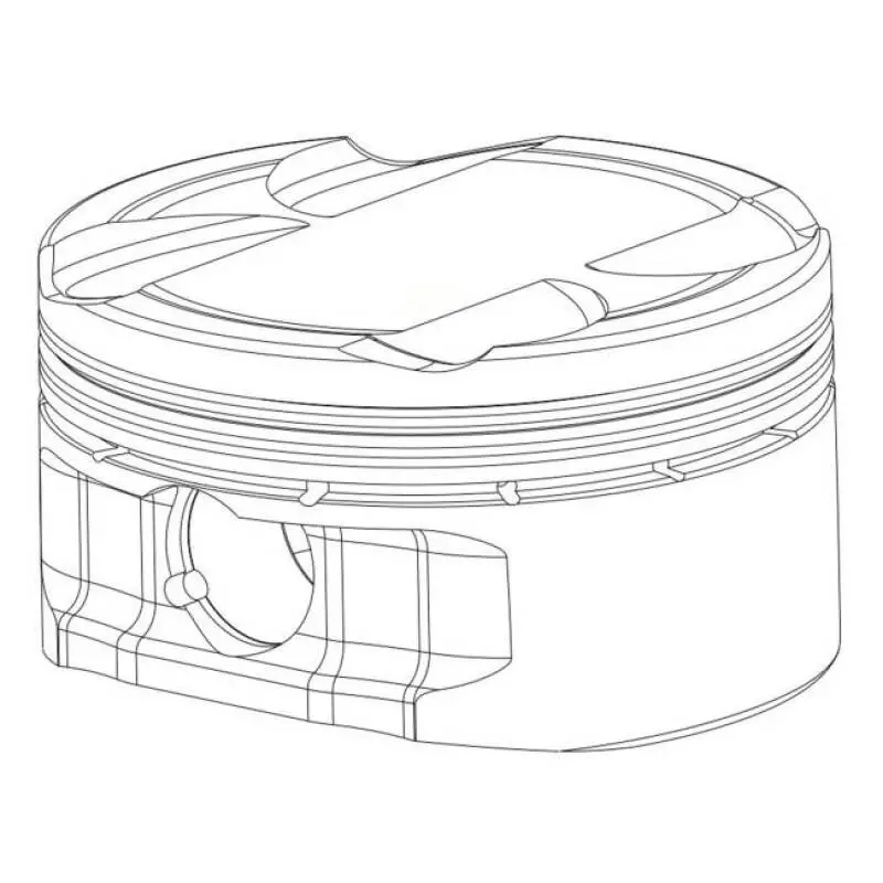 Cp Pistons & Rings – Standard-Bore (75.0 Mm) For Honda D16Y7 Engine – 9.0:1 Compression Ratio (Single Piston) 1
