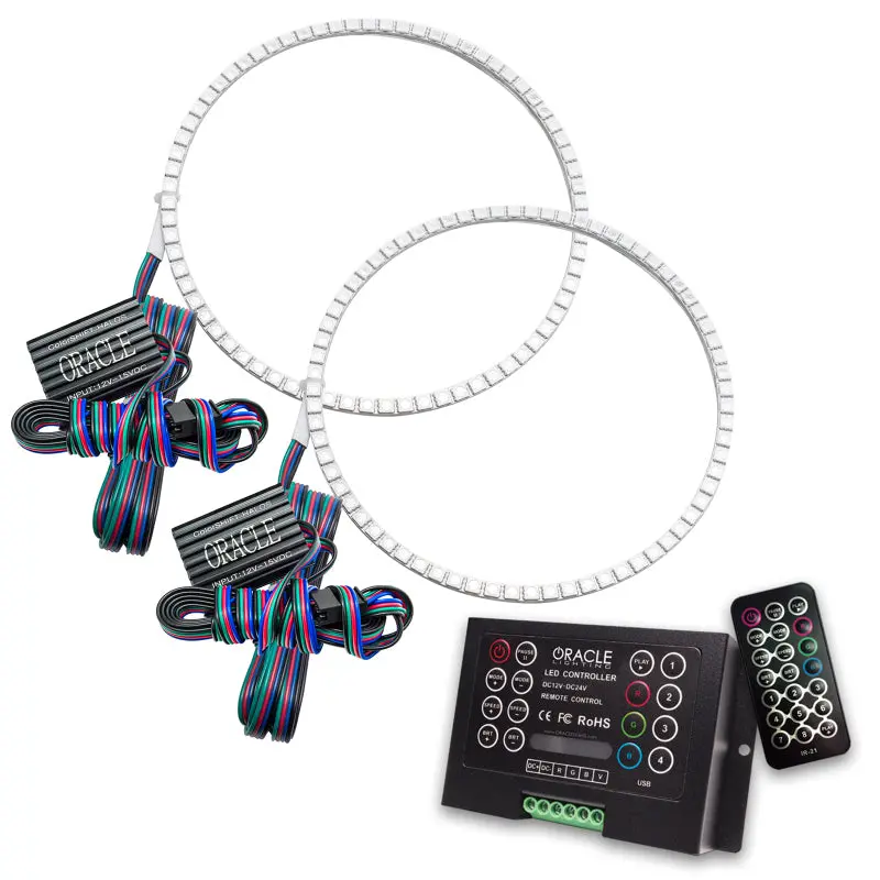 Oracle Lighting Colorshift Halo Kit With 2.0 Controller For Jeep Wrangler (2007–2017) 1